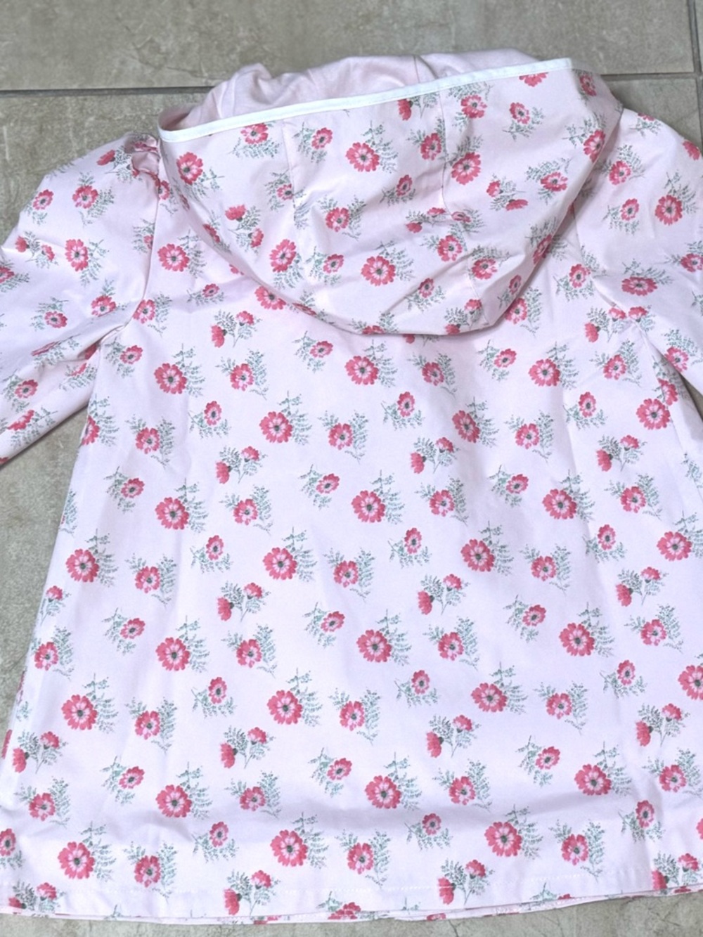 Janie and Jack The Floral Raincoat - Picture 8 of 13